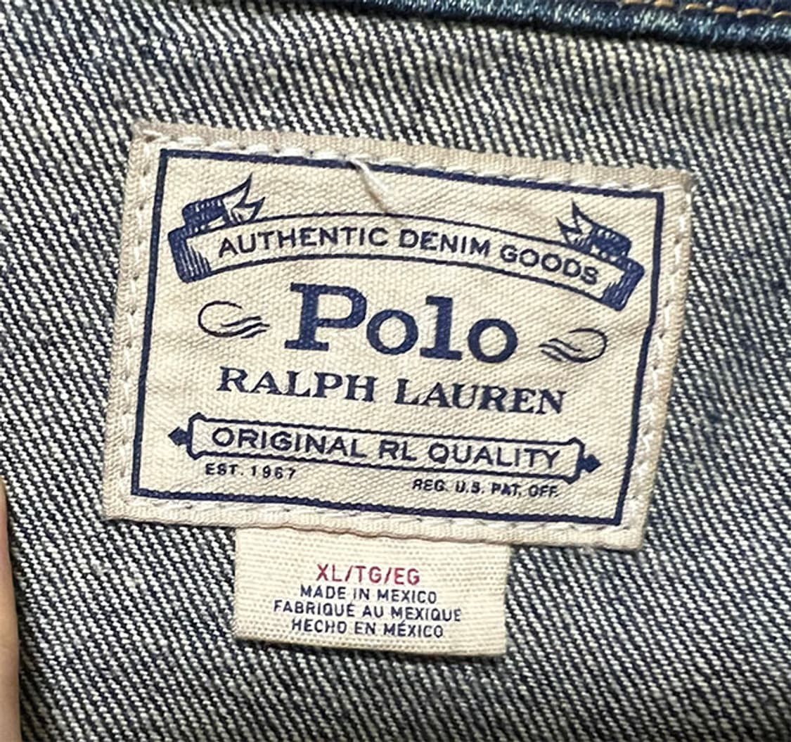 POLO 폴로 페이디드 데님 트러커 자켓 남자 춘추 신상 XL 105 상품이미지3