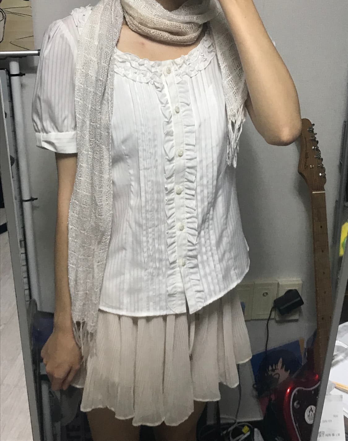 페어리 블라우스 + 프릴 치마바지 SET 상품이미지3