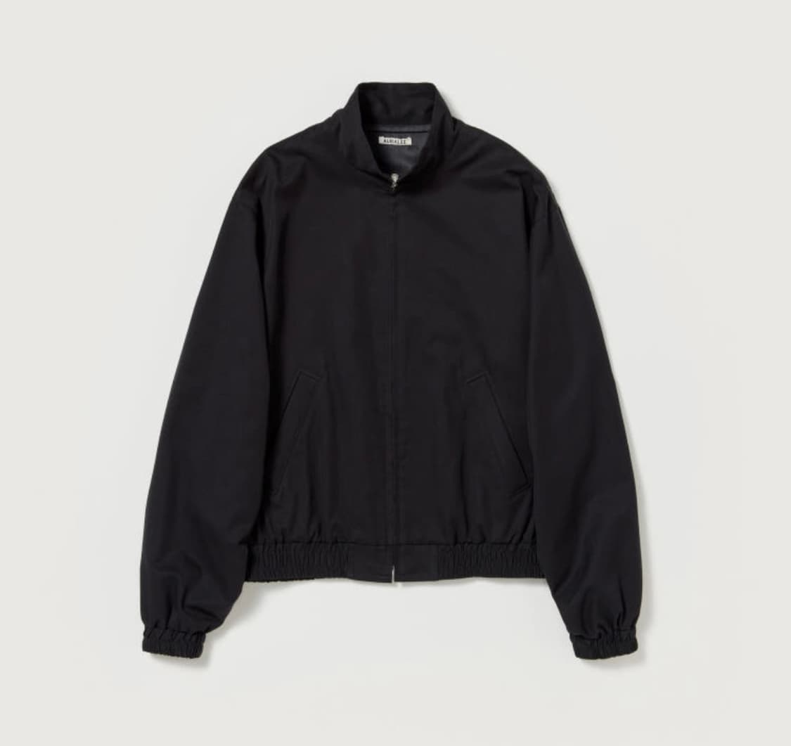 오라리 워시드 핀스 실크 샴브레이 블루종 블랙 5사이즈 상품이미지3