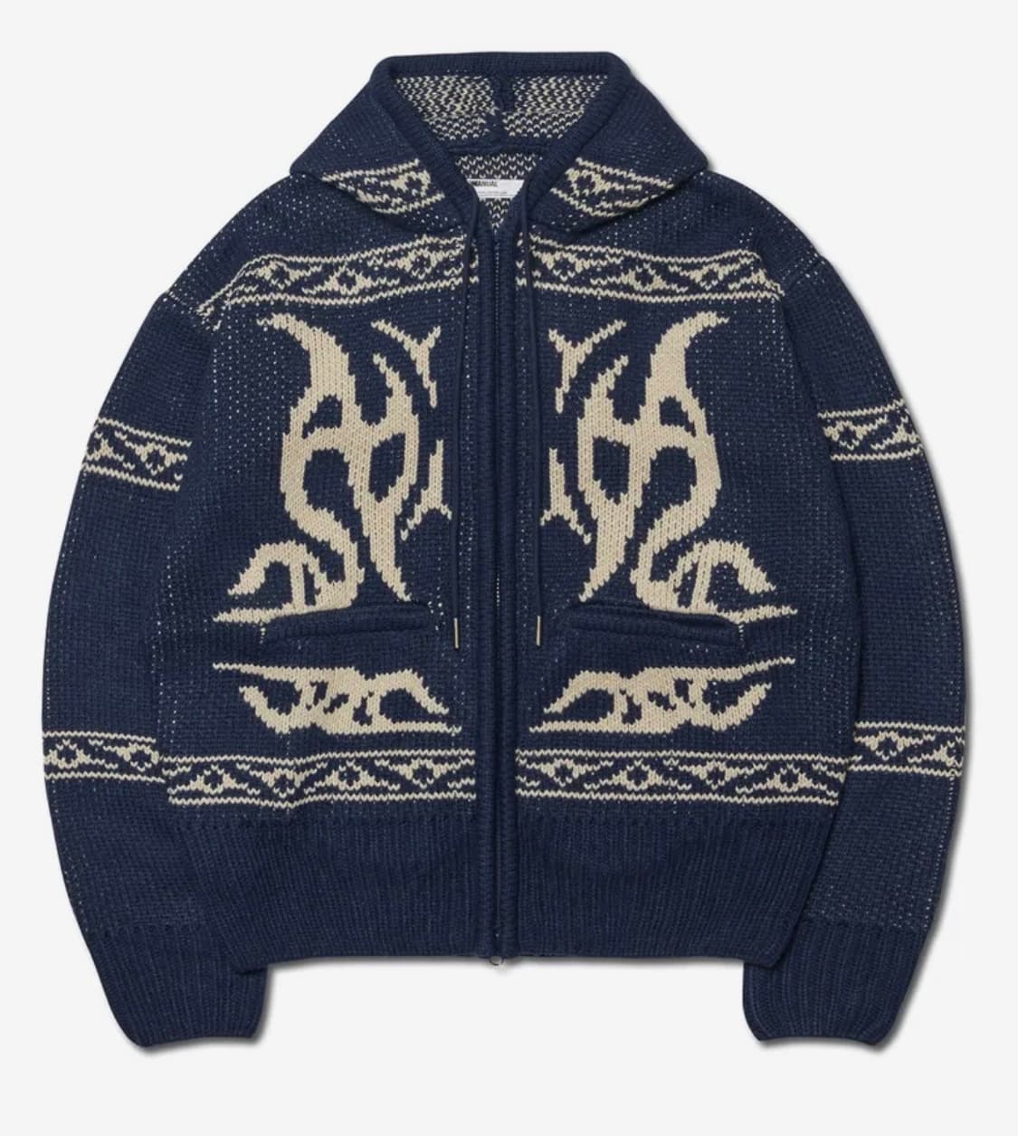 노매뉴얼 COWICHAN 후드 집업 상품이미지1