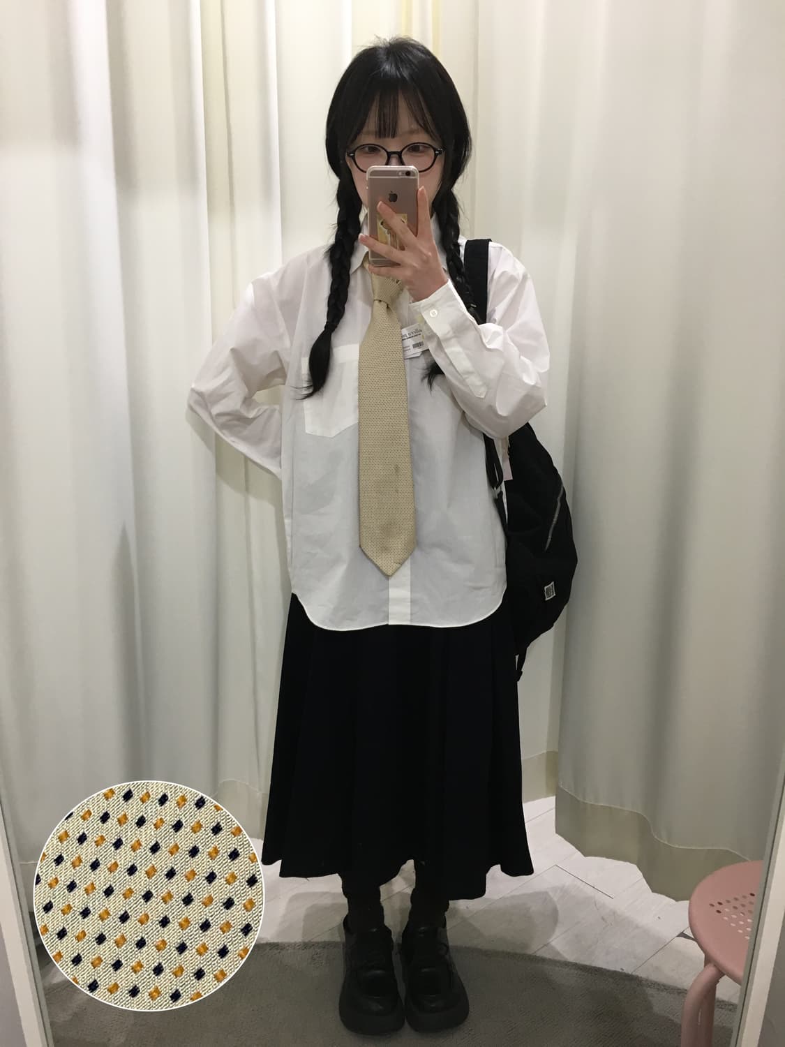 도쿄룩 셔츠 +넥타이 상의 세트 상품이미지1