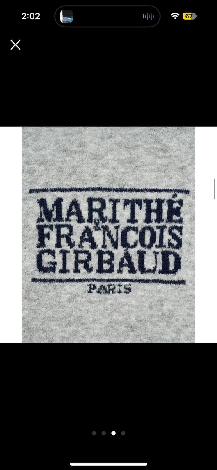 마리떼프랑소와저버 부클 니트 라이트그레이 상품이미지3