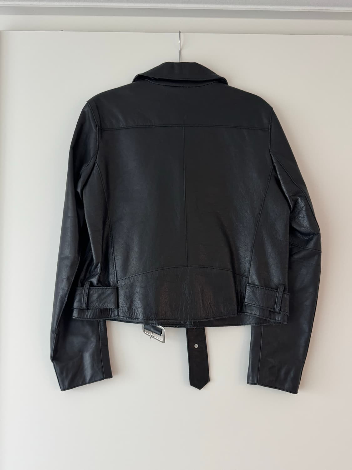 산드로 레더 바이커 자켓 소가죽  상품이미지2