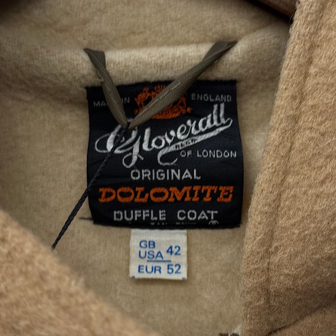 80s Gloverall 글로버올 더플코트 떡볶이 코트 XL 상품이미지6
