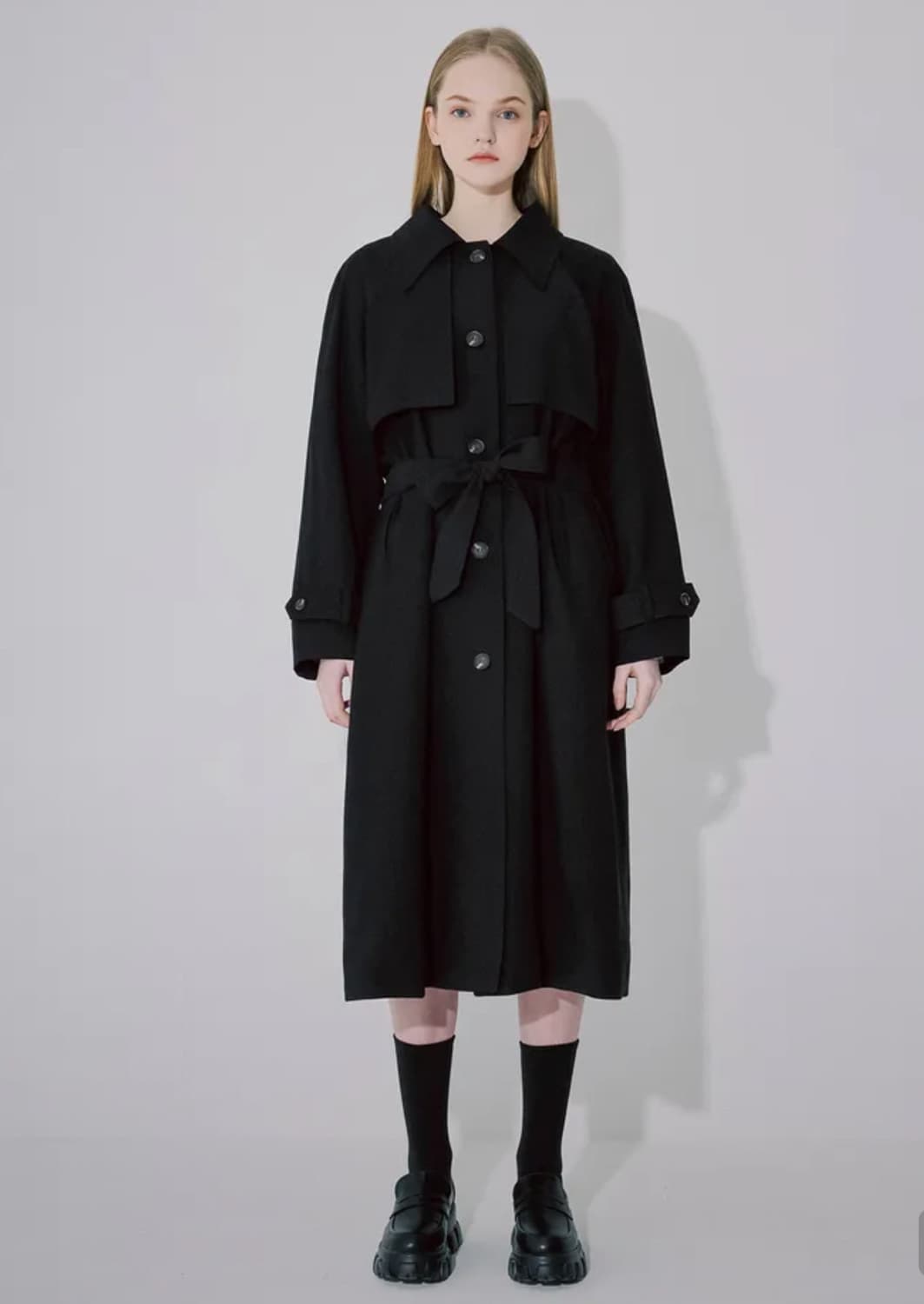 로제프란츠 Tiffany soft trenchcoat [Black] 상품이미지1
