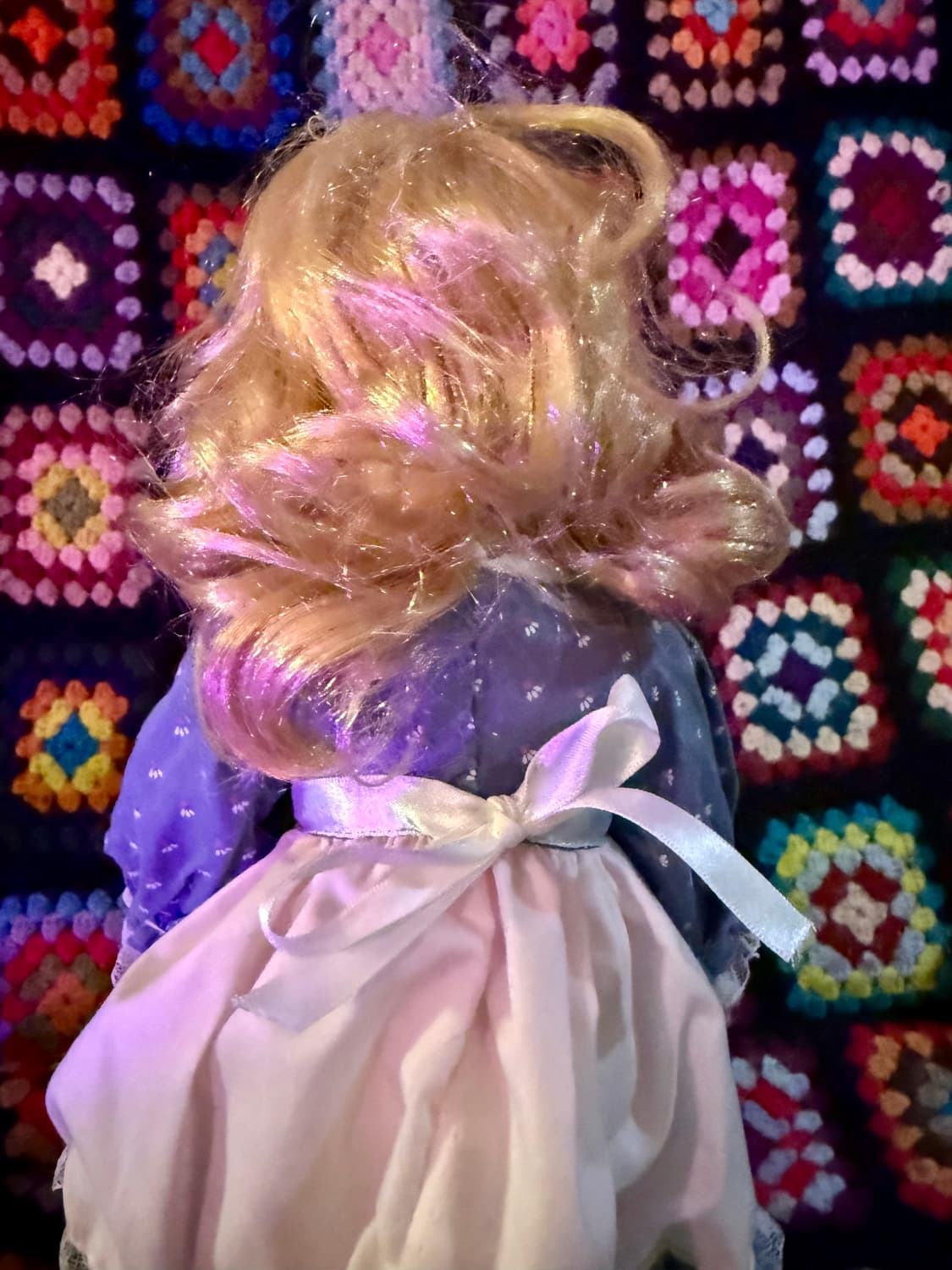 스윗하트 피겨린돌 빈티지 도자기 인형 금발 레이스 상품이미지8