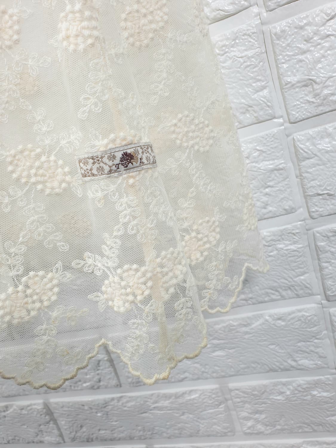 [26-27]써스데이아일랜드 밴딩 레이스 스커트 상품이미지6