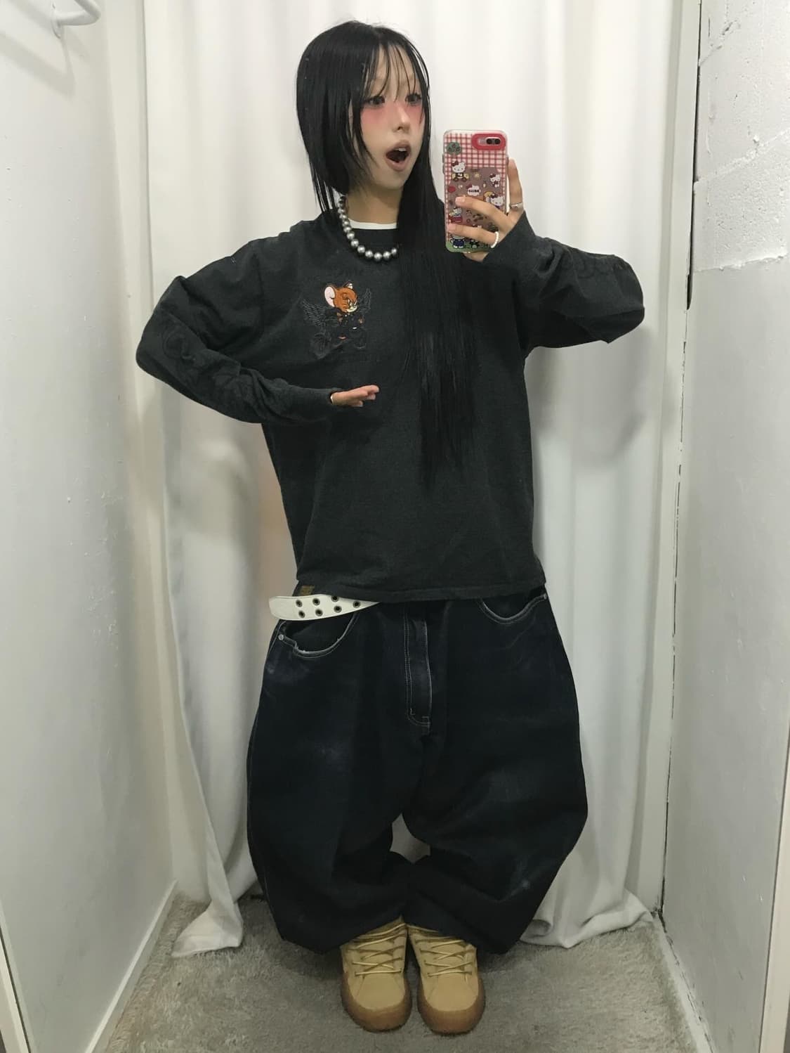 Vanson X Tom&Jerry Embroidery L/S 상품이미지5