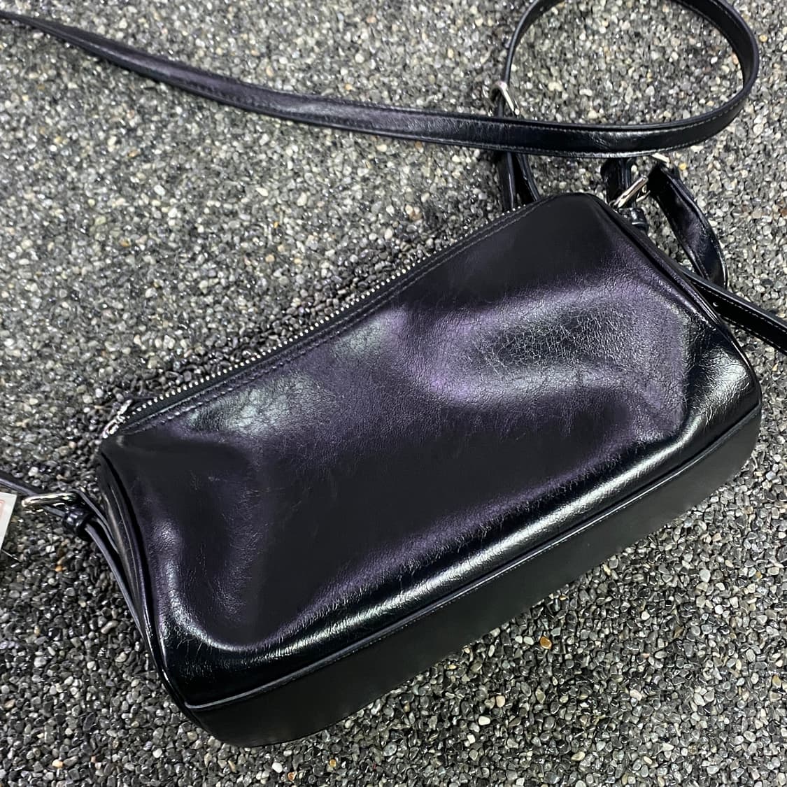 마뗑킴 버클 스트랩 블랙 숄더백 B4377 상품이미지6