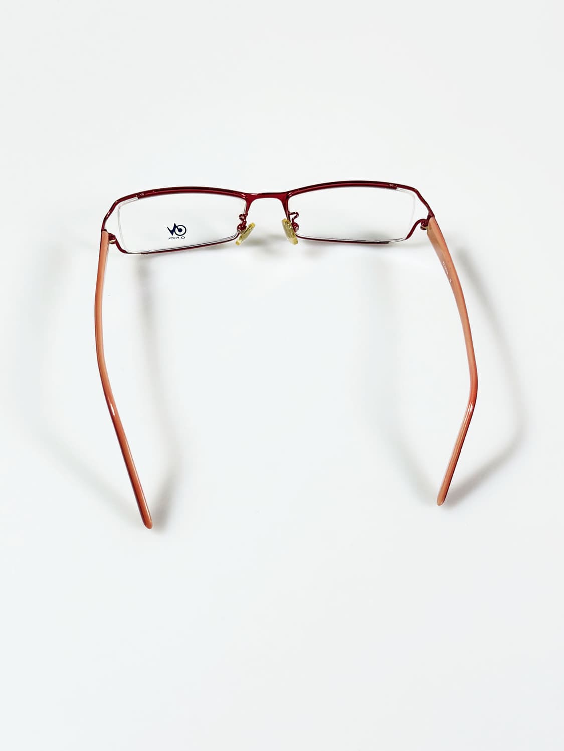 O.NICK 슬림 스퀘어 메탈 프레임 빈티지 안경 상품이미지5