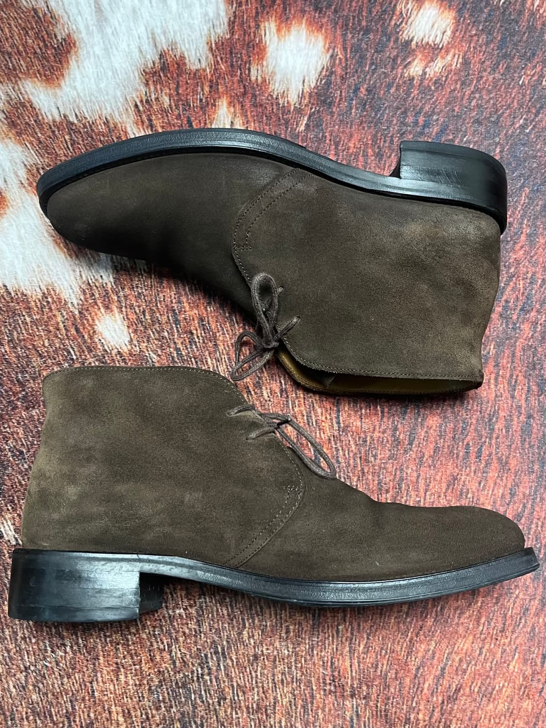 [7] Cruz de Pedra 742 브라운 스웨이드 처카부츠 상품이미지2