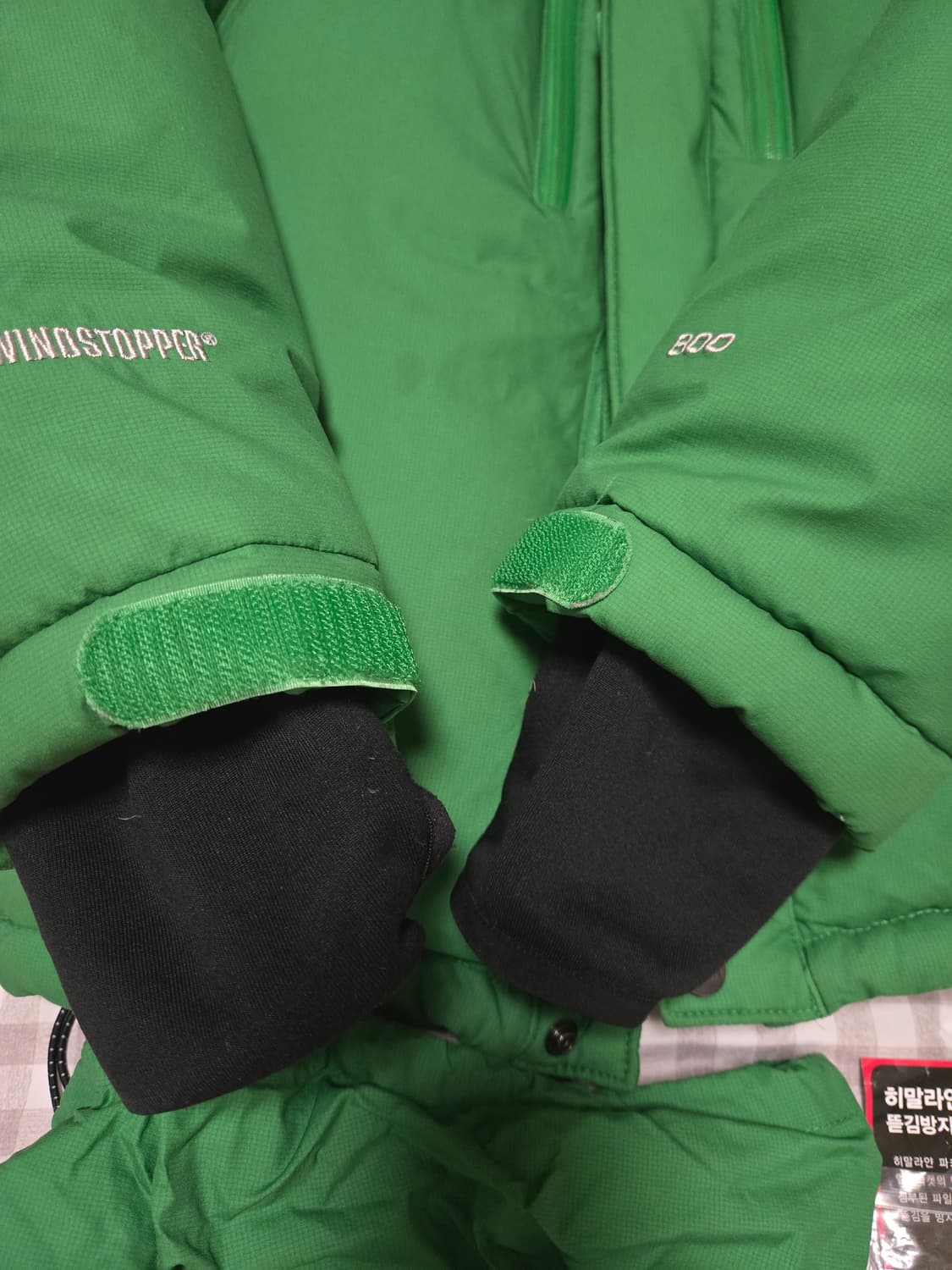 노스페이스 히말라야 800 그린 S/P 대장패딩 상품이미지2