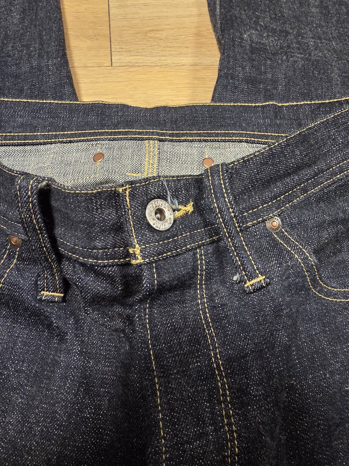 (34)트로피클로딩 1604 더트데님팬츠 신치백 셀비지 청바지 1605 상품이미지5