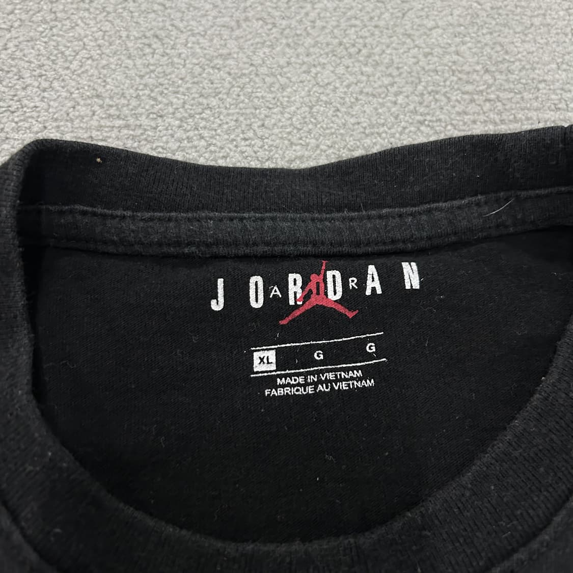 조던 블랙 반팔 티셔츠 XL 상품이미지2