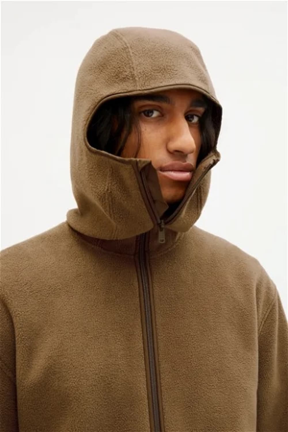 WEEKDAY  플리스 바라클라바 후드집업 상품이미지2