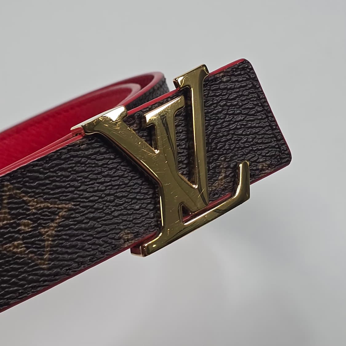 루이비통 모노그램 LV 이니셜 리버서블 벨트 ( 75 ) 상품이미지8