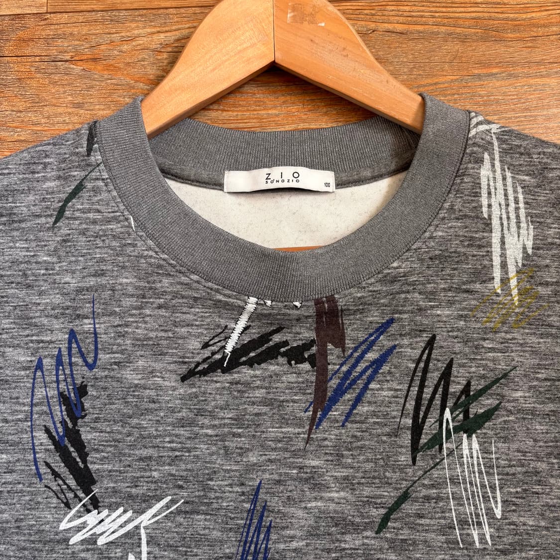 ZIO 송지오 그래픽 반팔 티셔츠 루즈핏 박스핏 세련된 실루엣 상품이미지2