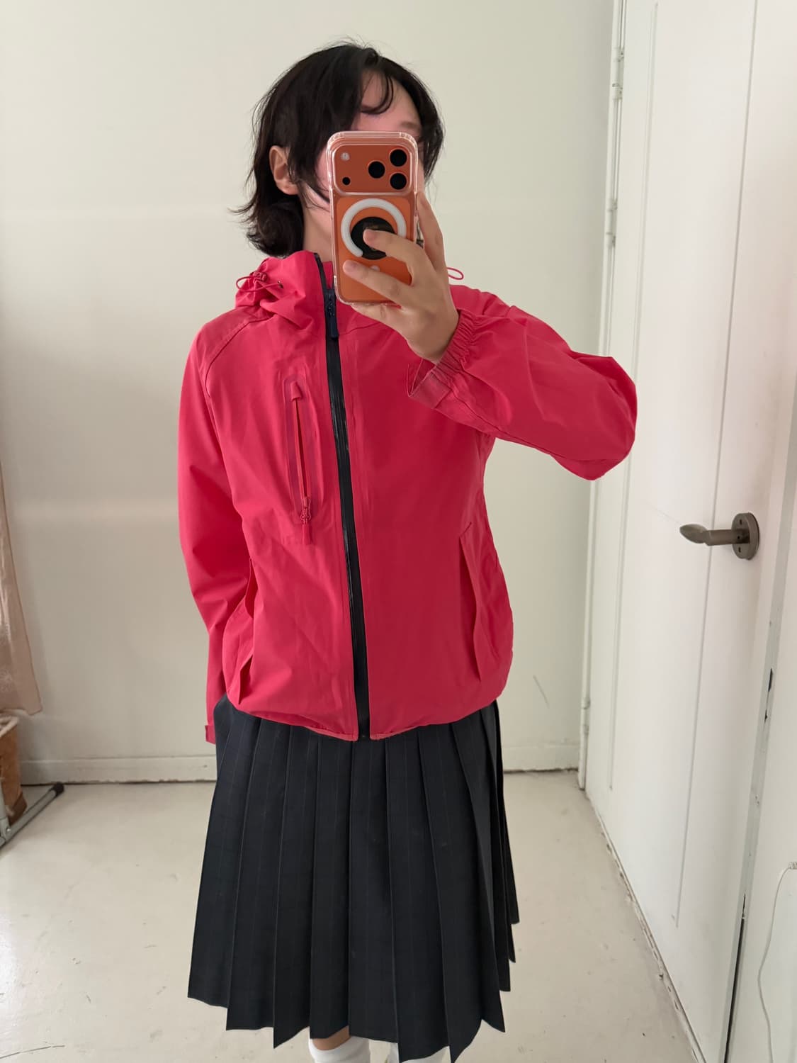 일본빈티지 필드코어 핫핑크 윈드브레이커 상품이미지1