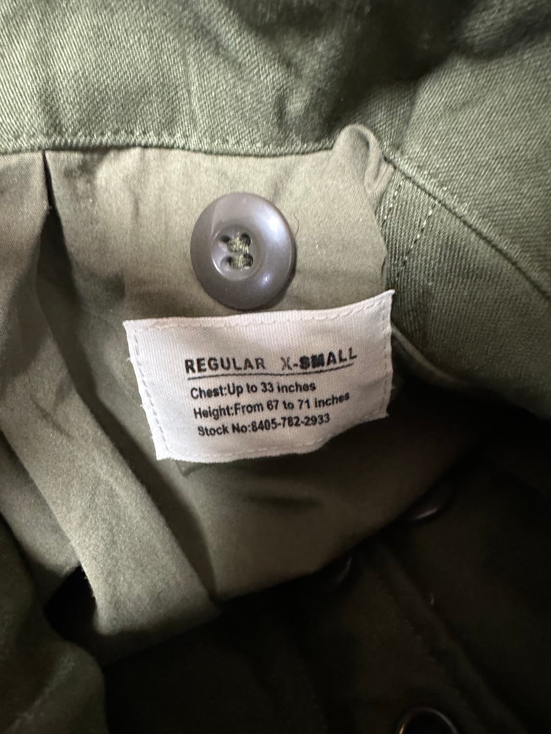 브론슨 m-65 필드자켓 XS 상품이미지3