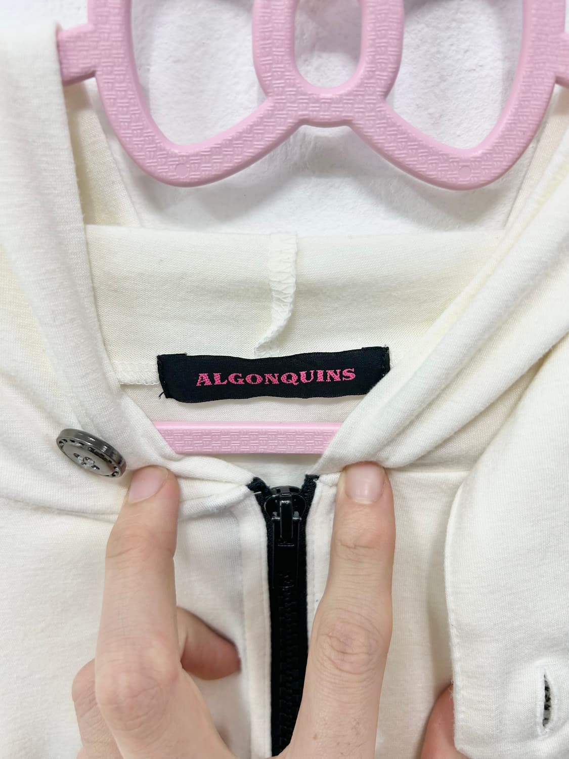 [ALGONQUINS] 알곤퀸즈 오네갸루 핑크 레오파드 후드집업 상품이미지8