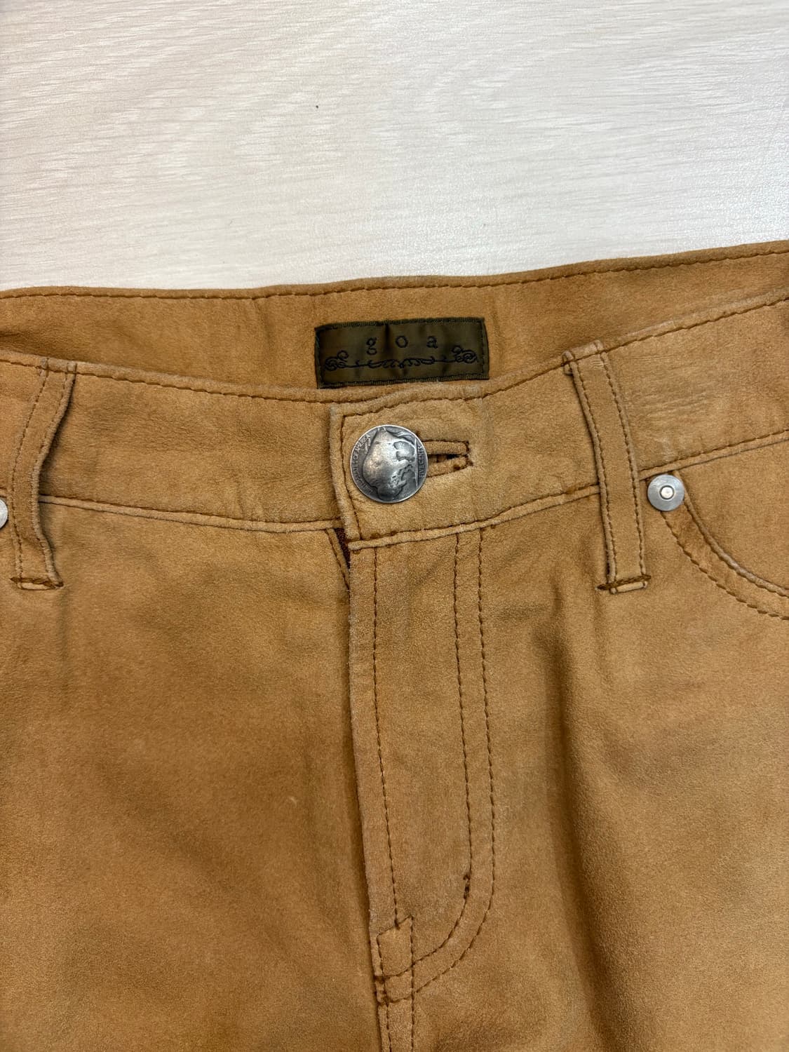 빈티지 갈색 반바지 상품이미지4