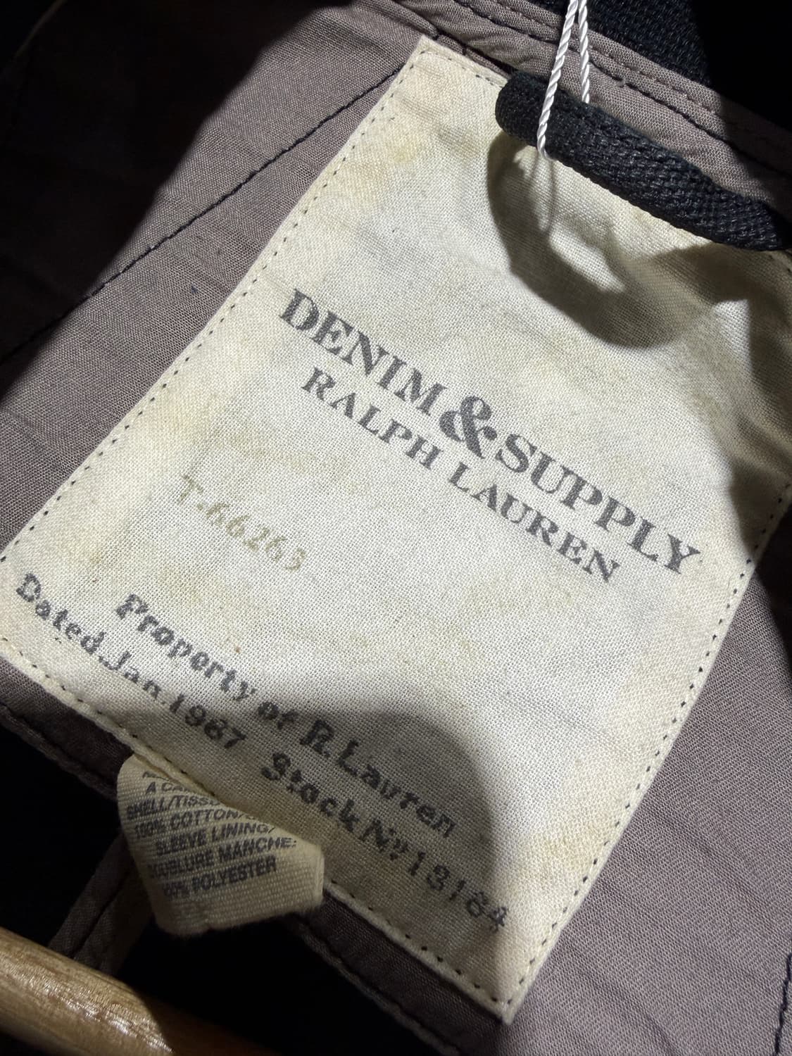 랄프로렌 데님앤서플라이 드라이 코티드 더플 코트 상품이미지6