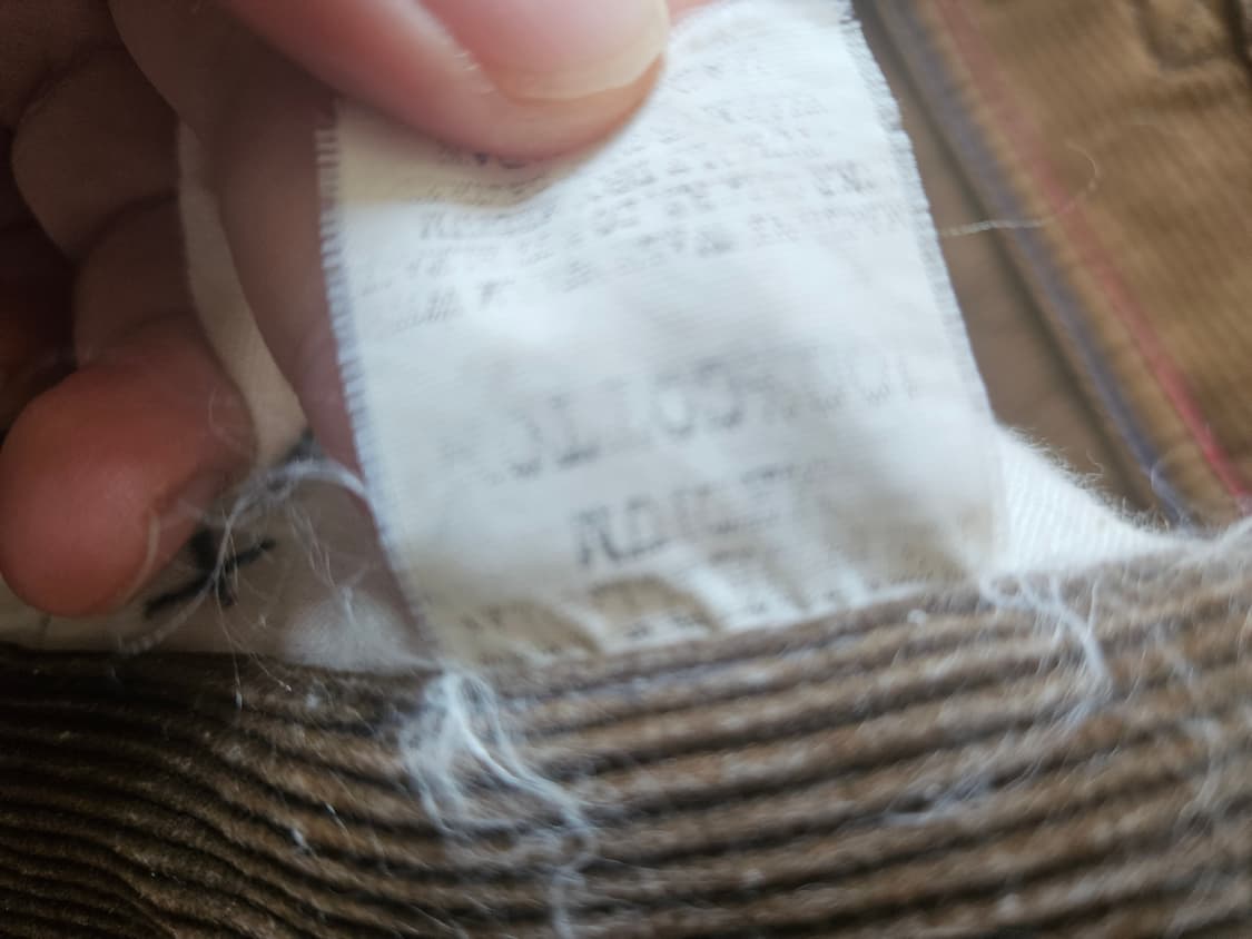 텐더로인 골덴 신치백 팬츠 34 상품이미지5