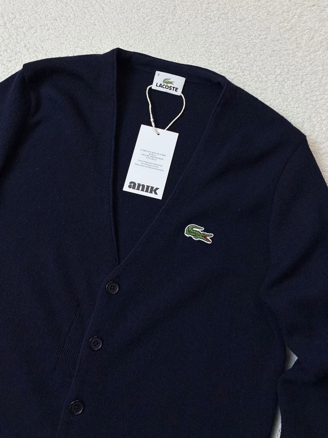 라코스테 00's 울 니트 가디건 PN6093 상품이미지2