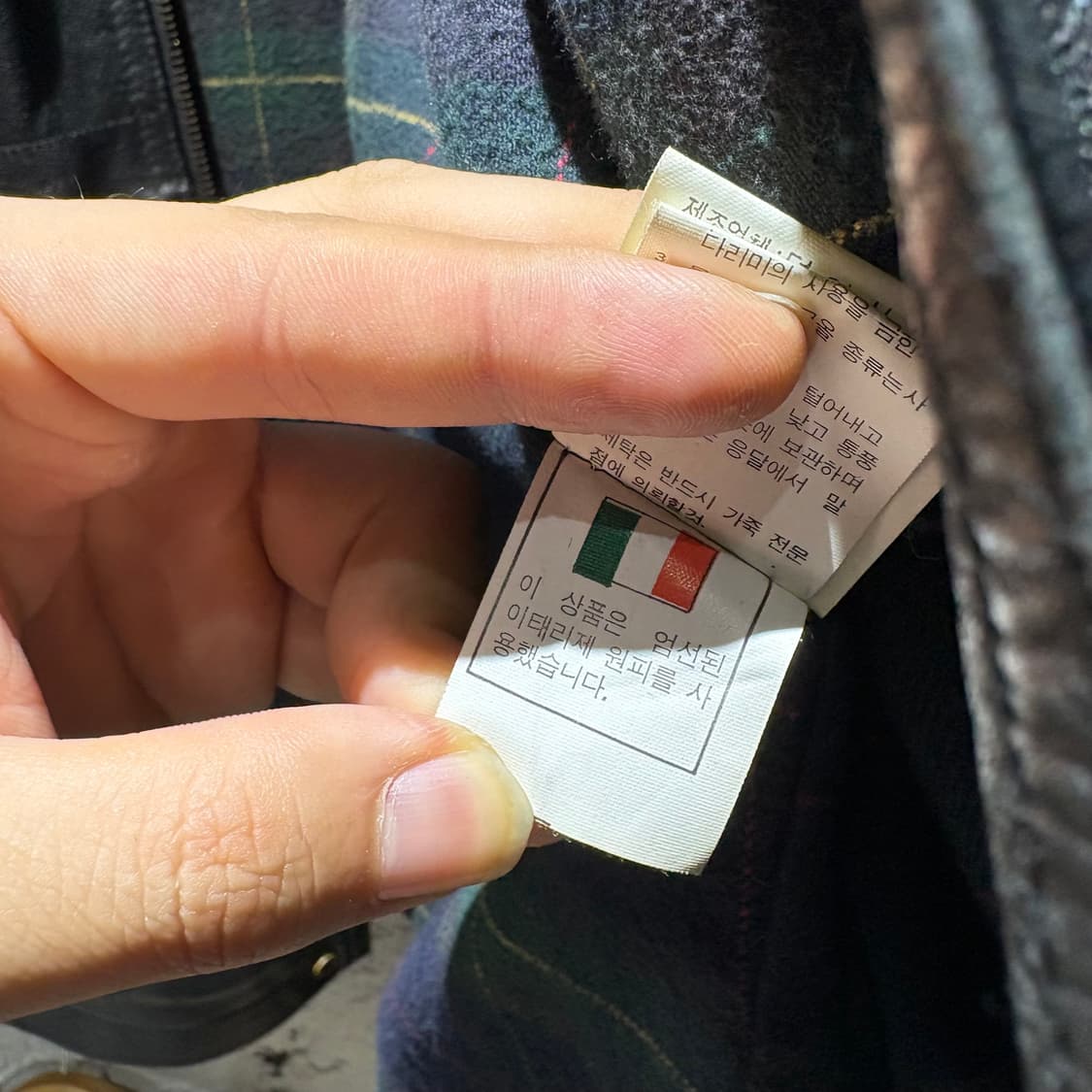 이테리 100%양가죽 빈티지 레더자켓 상품이미지6