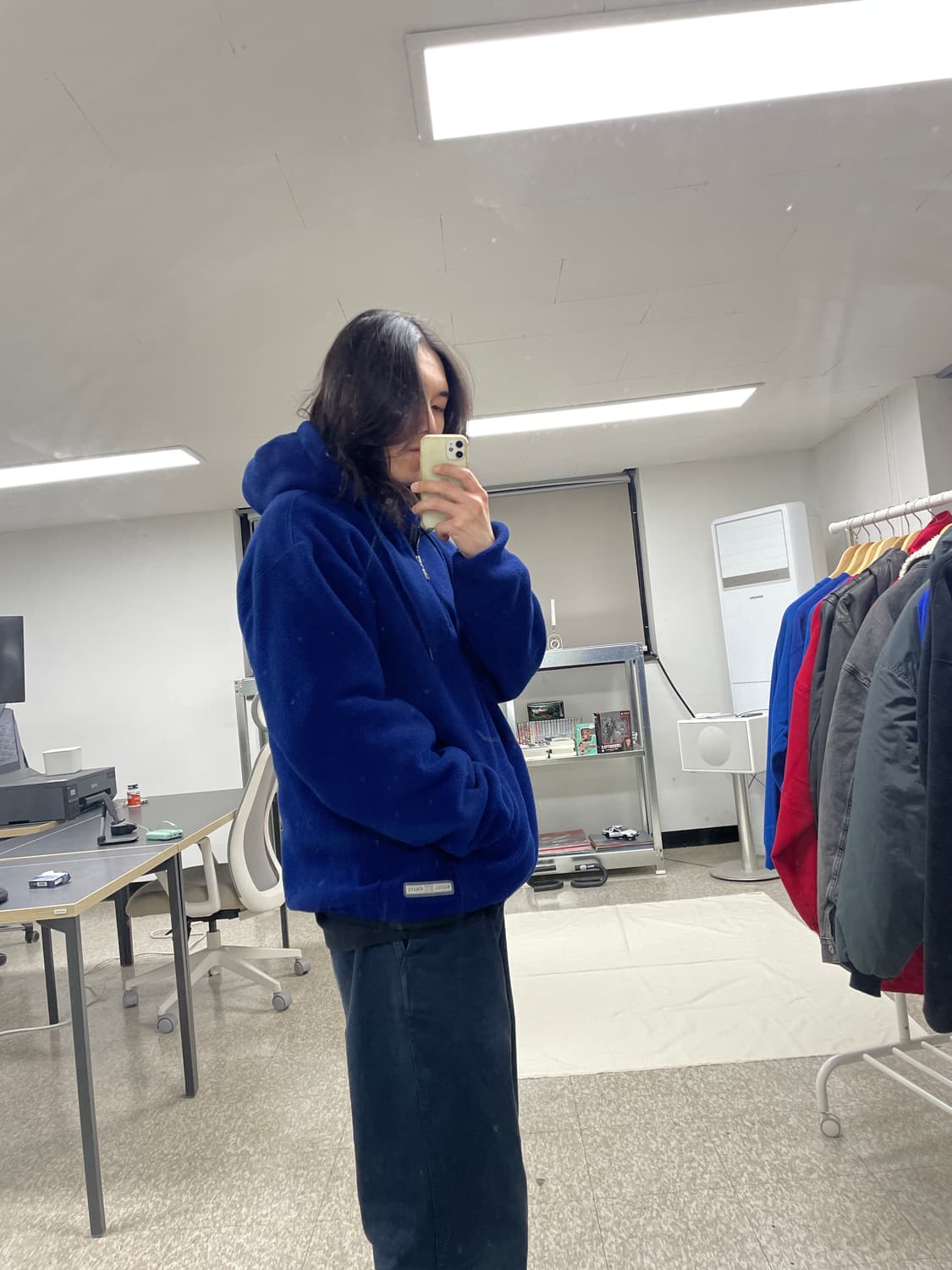 [L]90s Russell 러셀 made USA 플리스 집 후드 후리스 상품이미지7