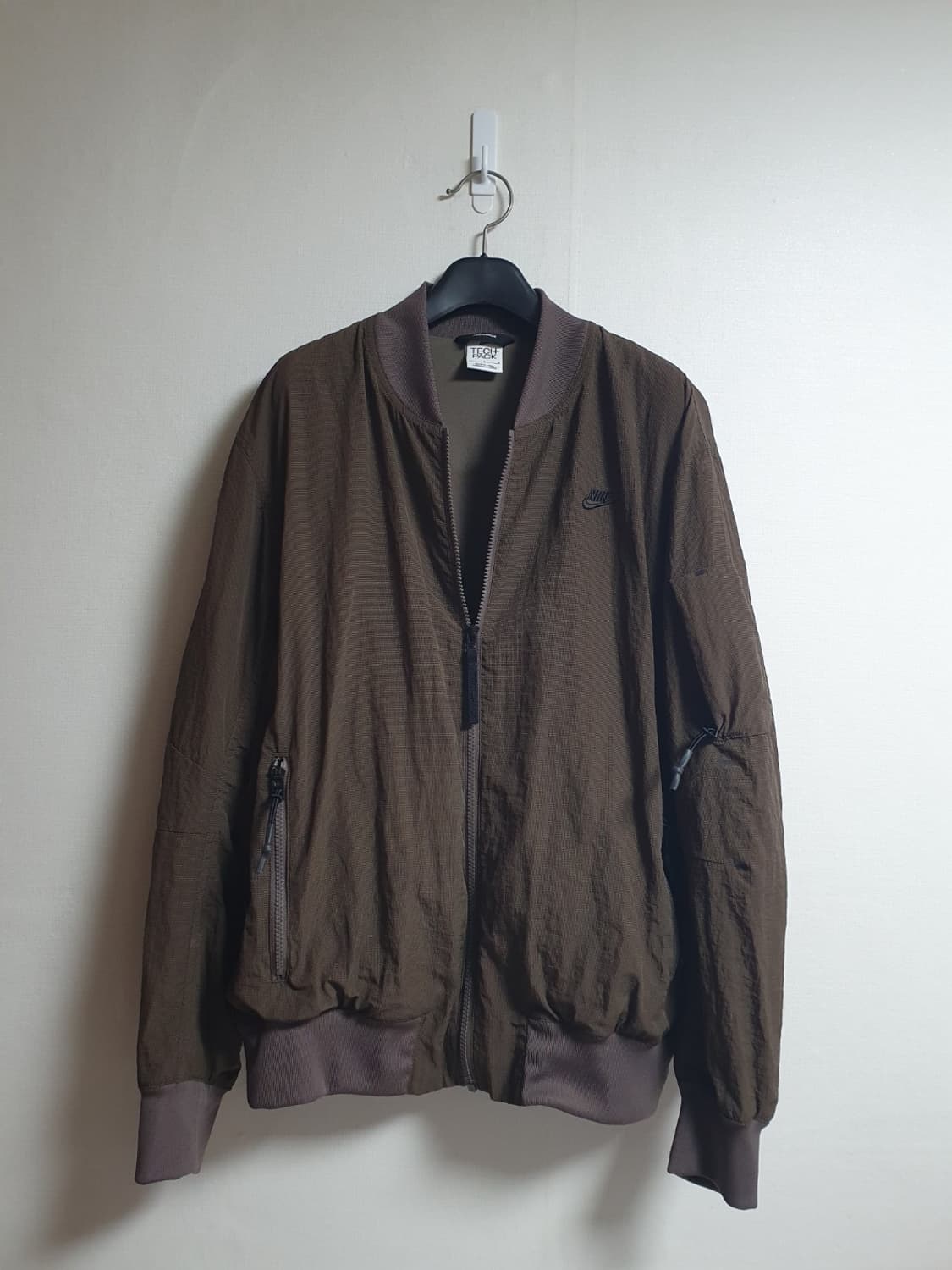 나이키 테크팩 우븐 봄버 자켓 브라운 L 상품이미지2