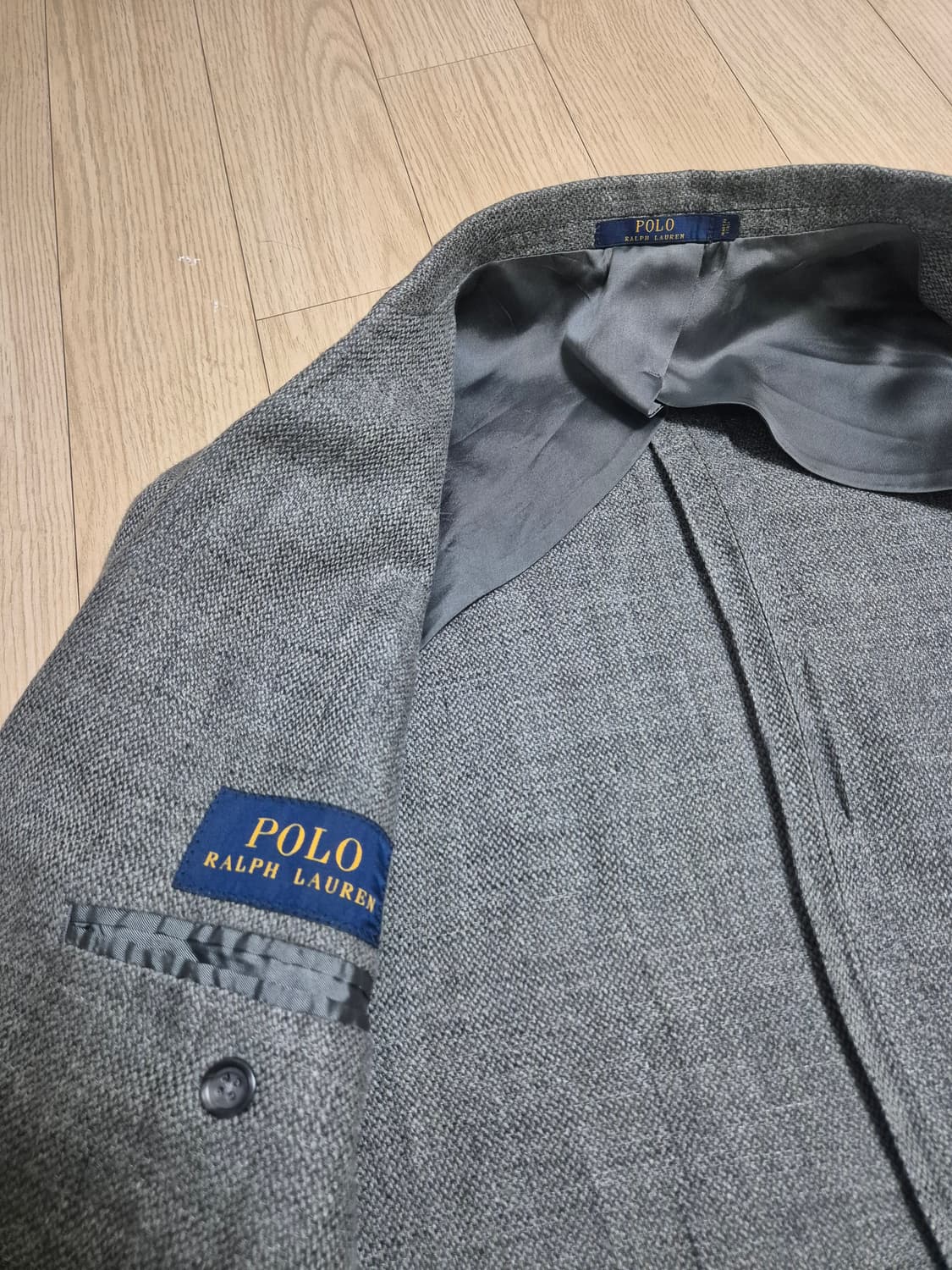 폴로 랄프로렌 이태리메이드 그레이 자켓 상품이미지3