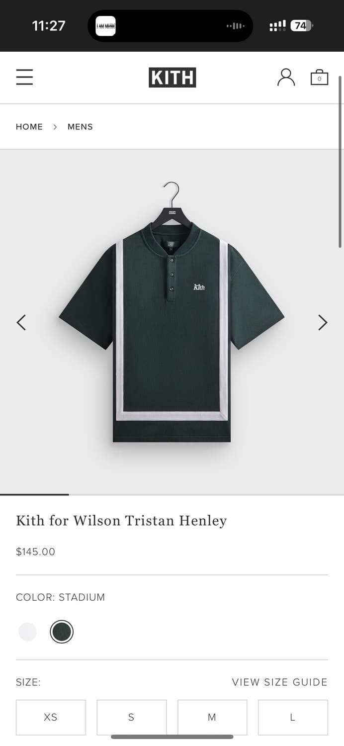 Kith 윌슨 콜라보 셔츠 제품  상품이미지1