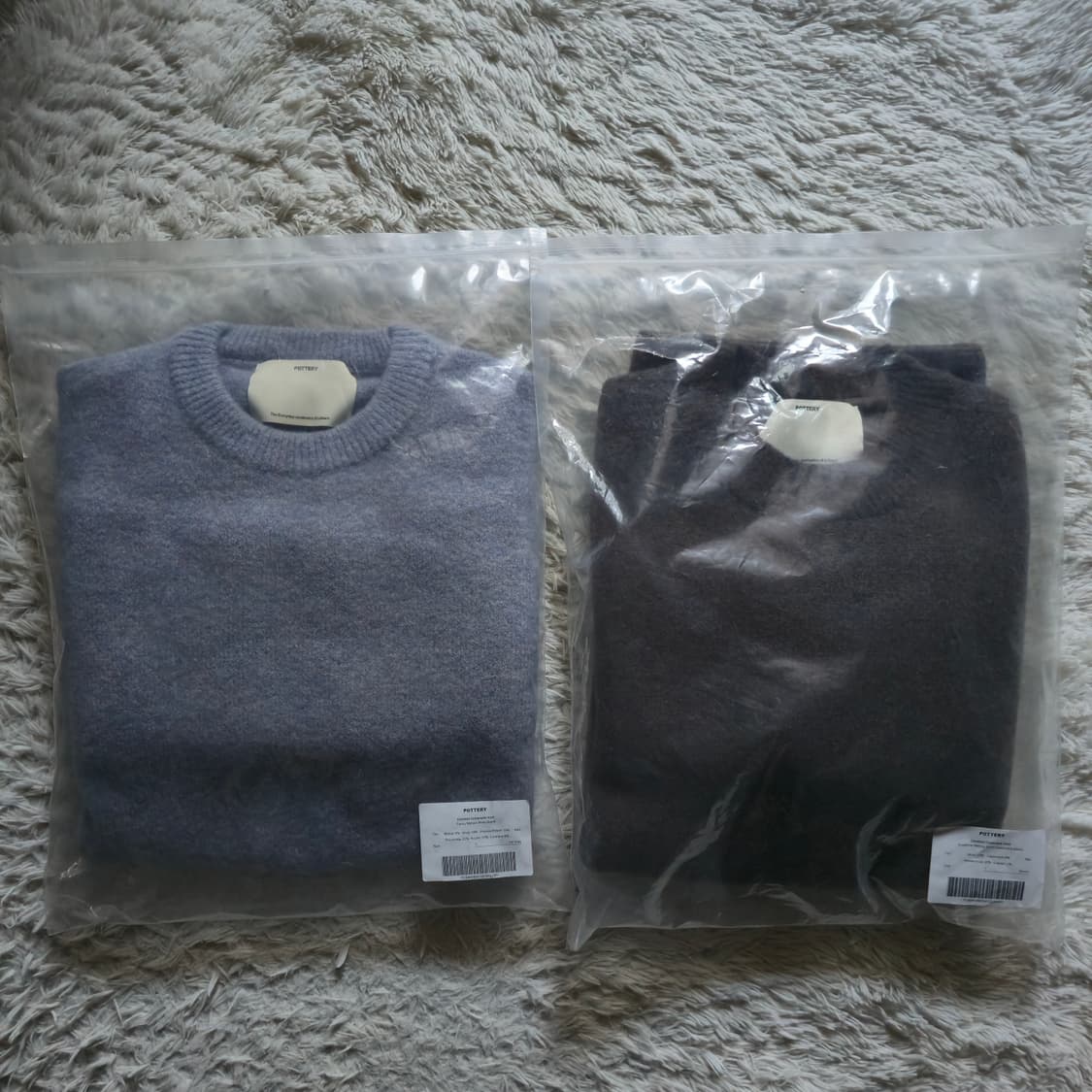 포터리 컴포트 크루넥니트 새제품  1사이즈 상품이미지1