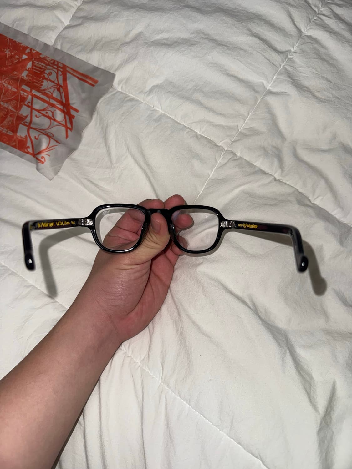 오르오르 블랙 지디 안경 급처 상품이미지5