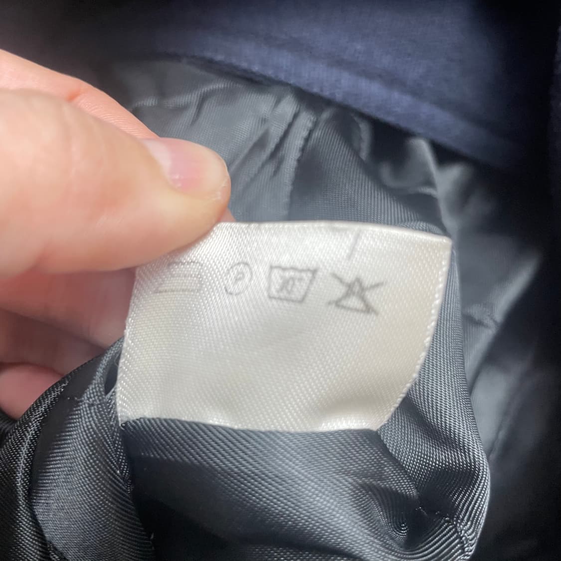 Tagliatore 이태리 네이비 벨티드 더블 롱 누빔 트렌치코트 상품이미지6