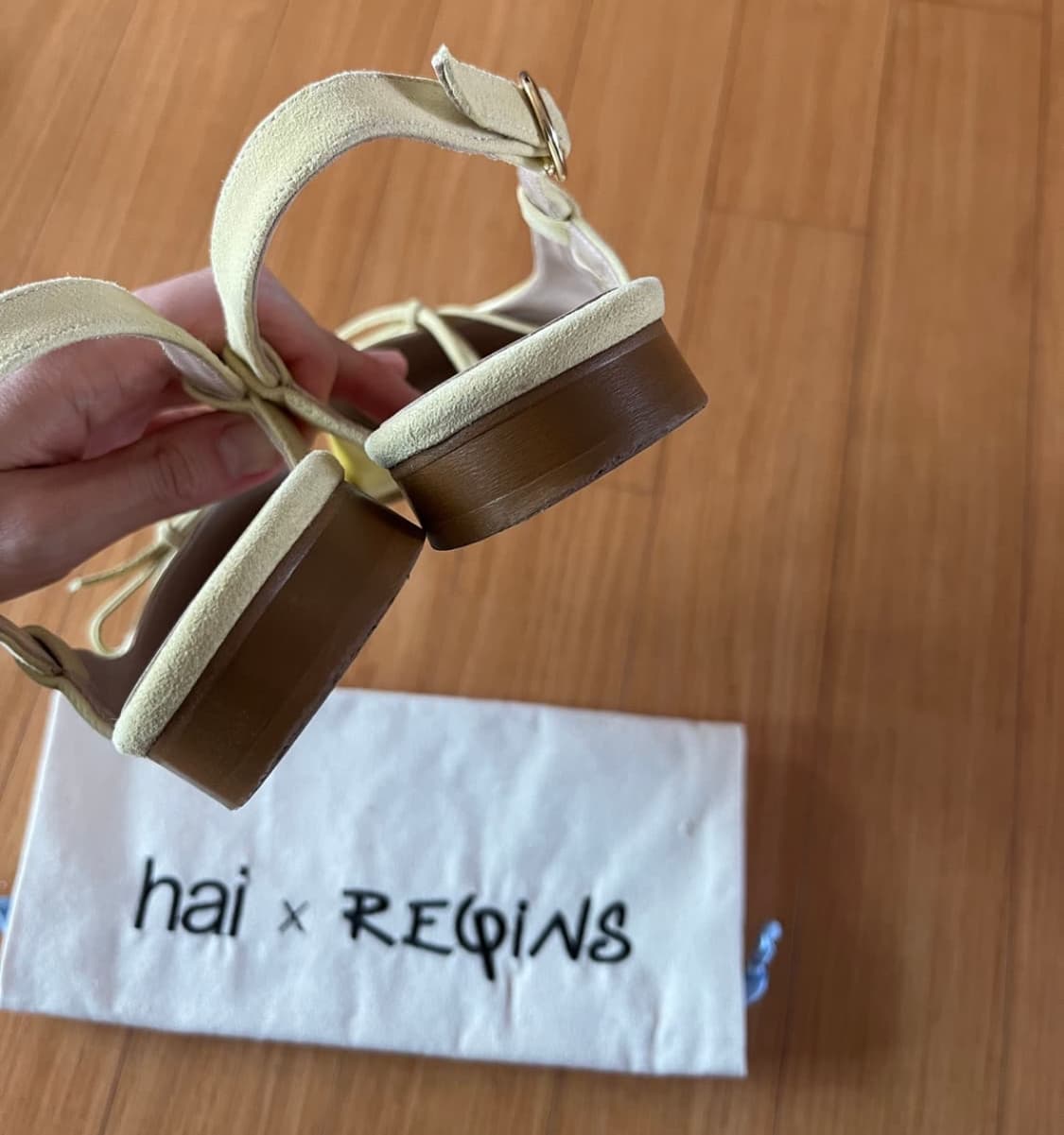 헤이 흐꺙 슬링백 플랫슈즈 38 상품이미지2