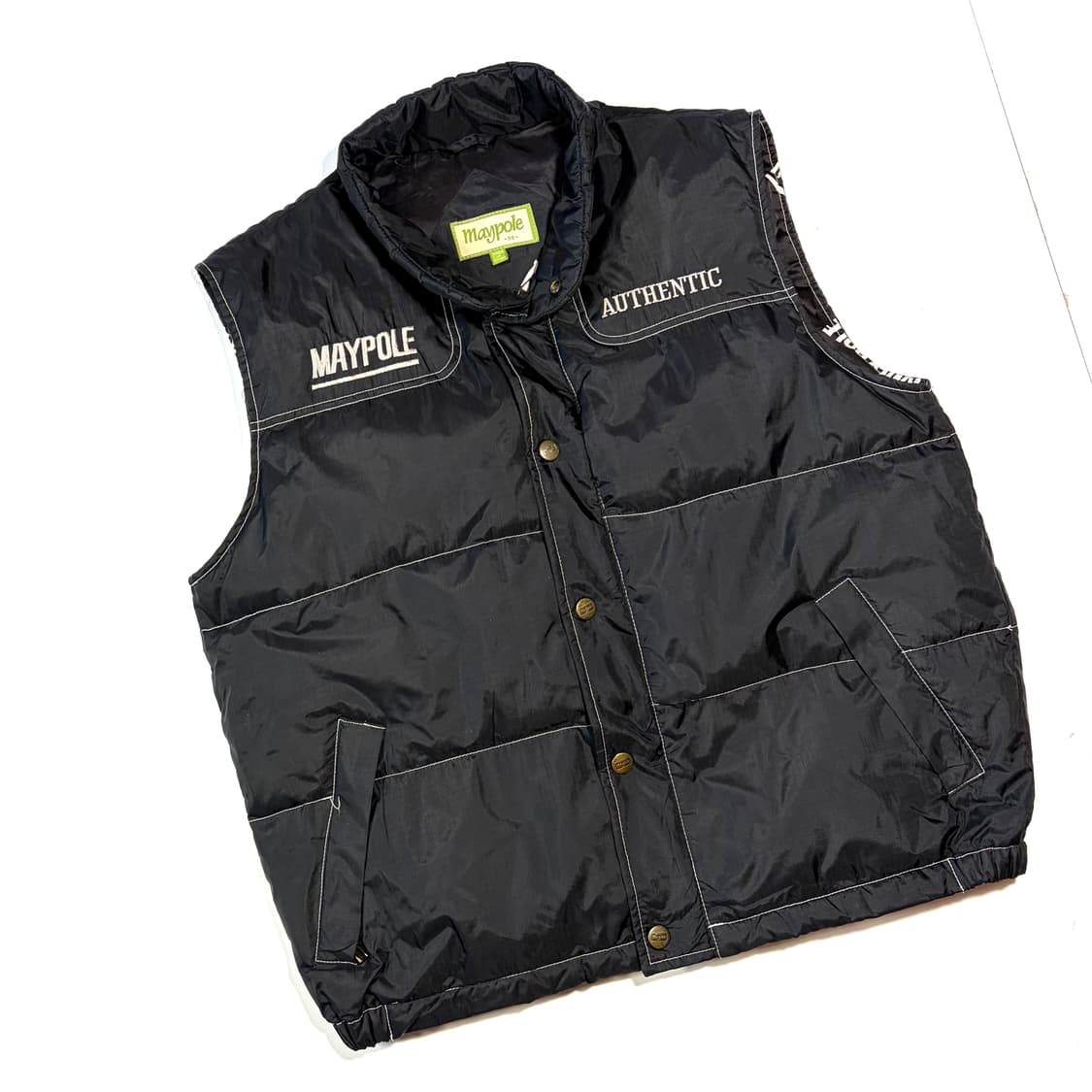 MAYPOLE 블랙 조끼 패딩 95 상품이미지3