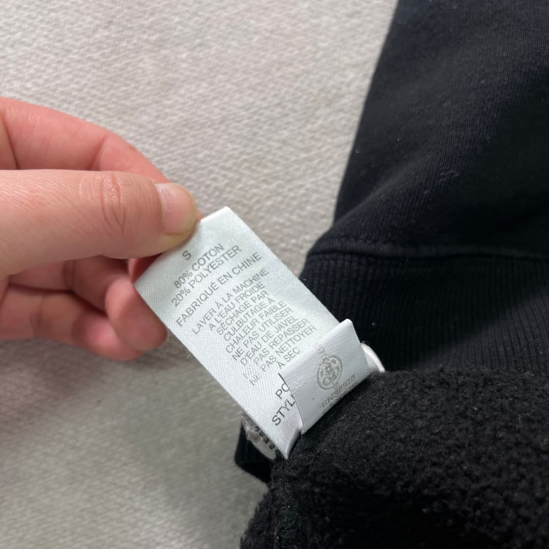 95 스투시 베이직 로고 후드집업 상품이미지10