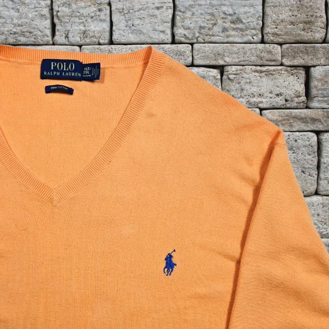 폴로 빅사이즈 브이넥 니트 상품이미지2