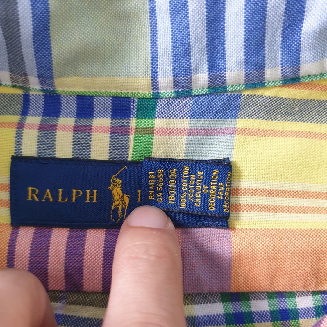 [무료배송] RALPH LAUREN 긴팔 체크 셔츠 상품이미지6