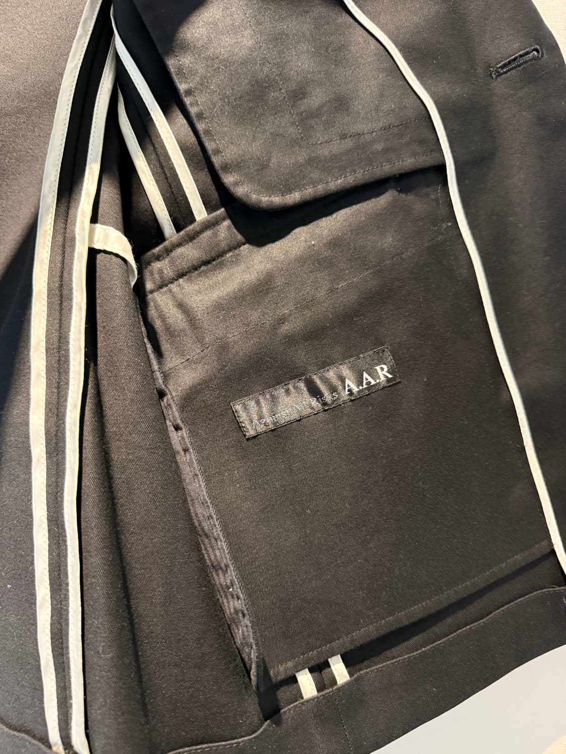 00s A.A.R Satin Tuxedo Jacket 상품이미지6