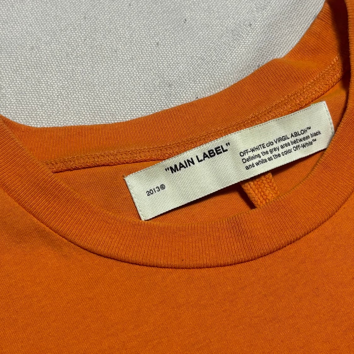 M 오프화이트 오렌지 반팔 상품이미지4