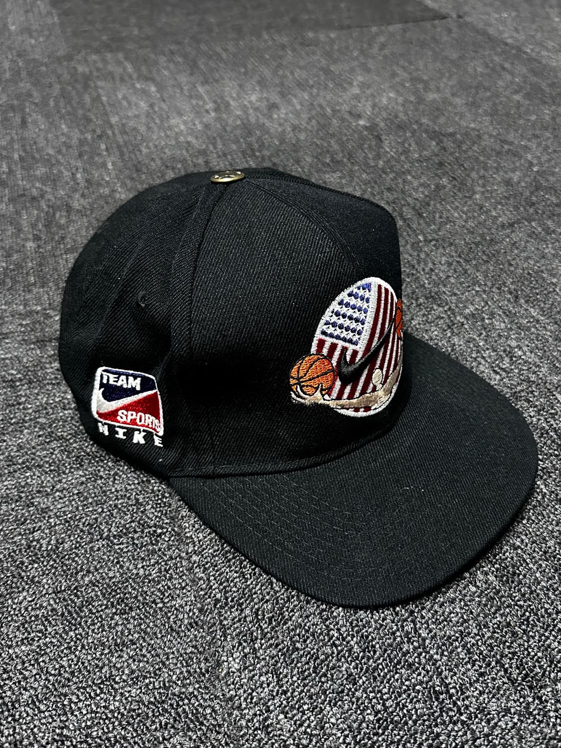 90s 나이키 팀 스포츠 USA 빈티지 농구 스냅백 상품이미지2