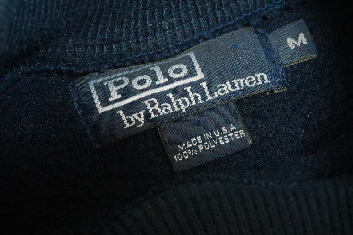 폴로 랄프로렌 네이비 플리스 맨투맨(M) 상품이미지3