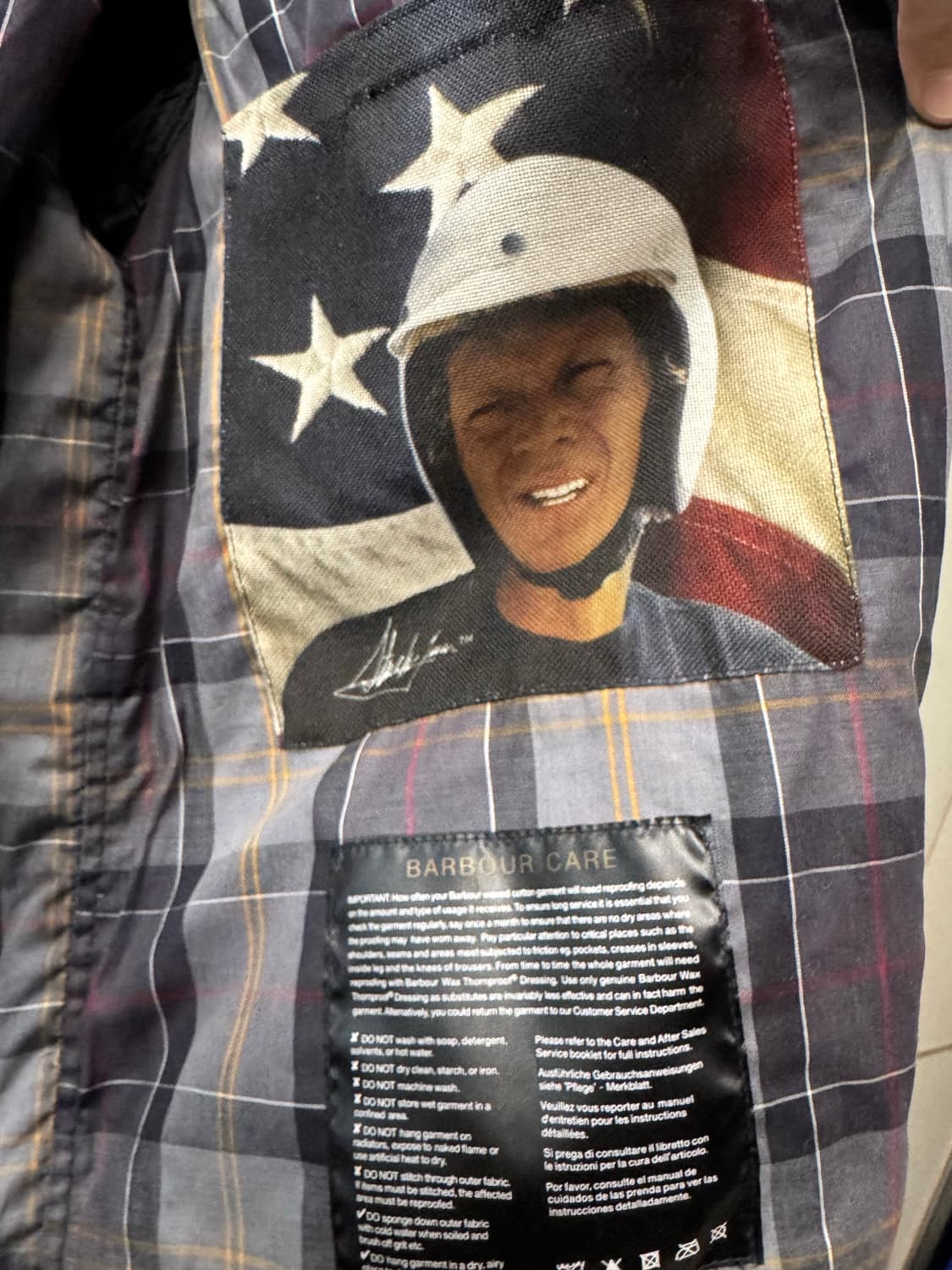 바버 인터내셔널 X 스티브 맥퀸 자켓 S 상품이미지6