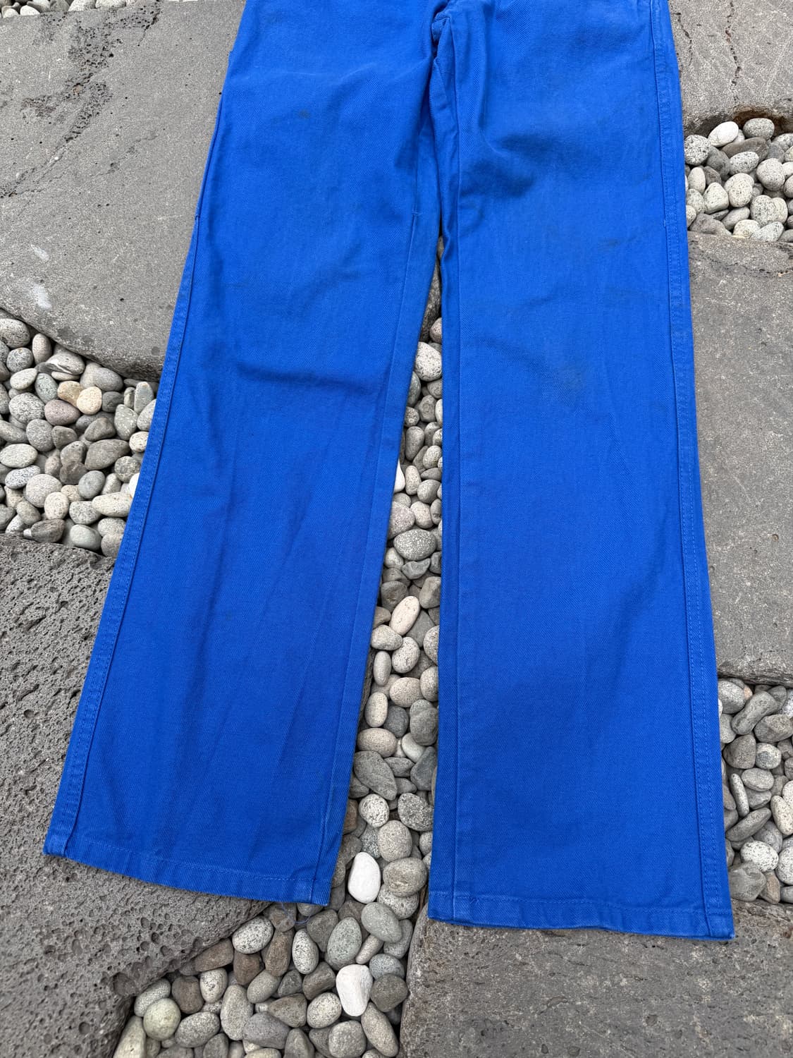 1990s PORTEX WASHED BLUE FRENCH 프렌치워크팬츠 상품이미지6