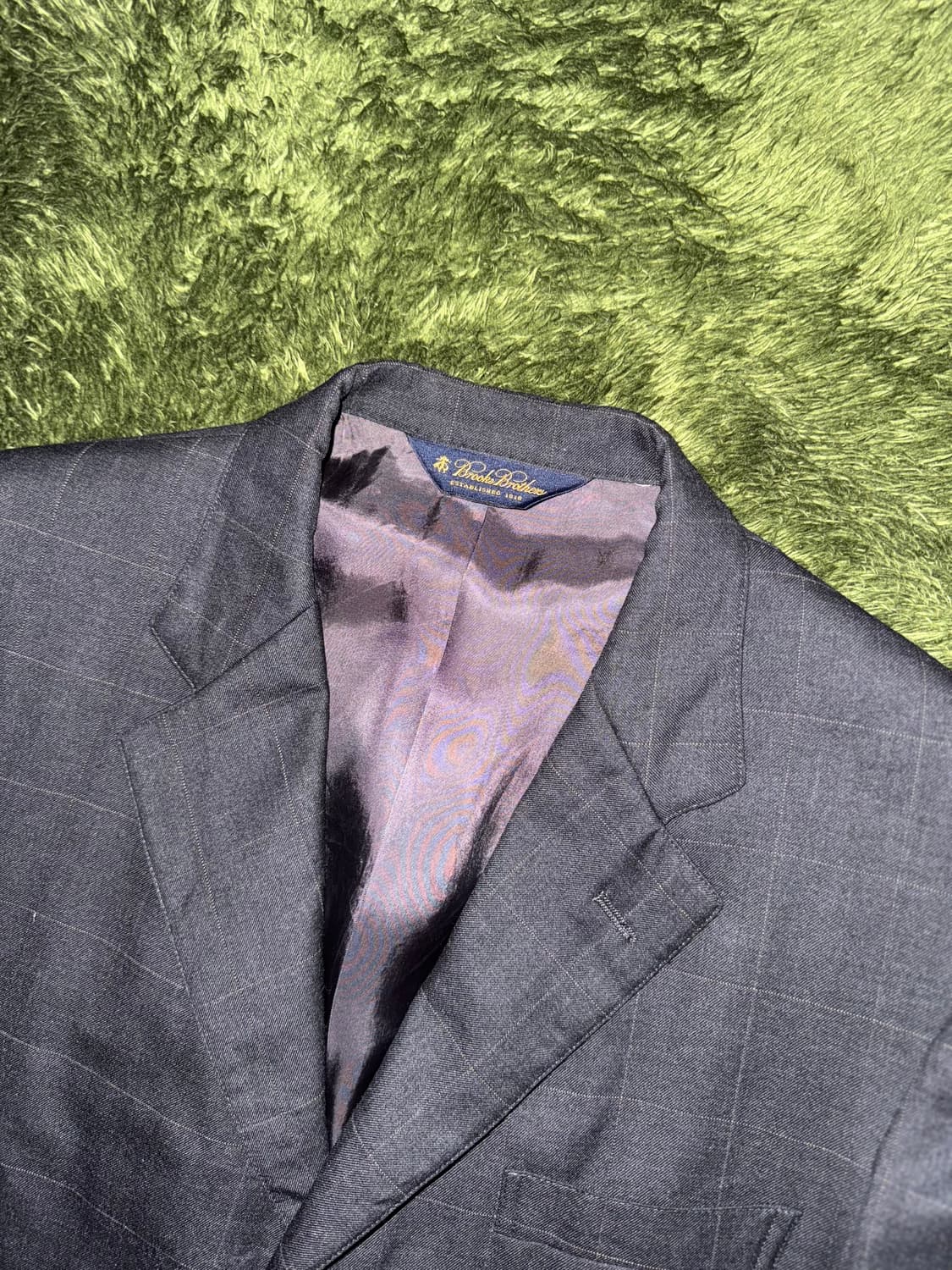 [42] 브룩스 브라더스 재팬 별주 윈도우페인 체크 블레이저 자켓 상품이미지3