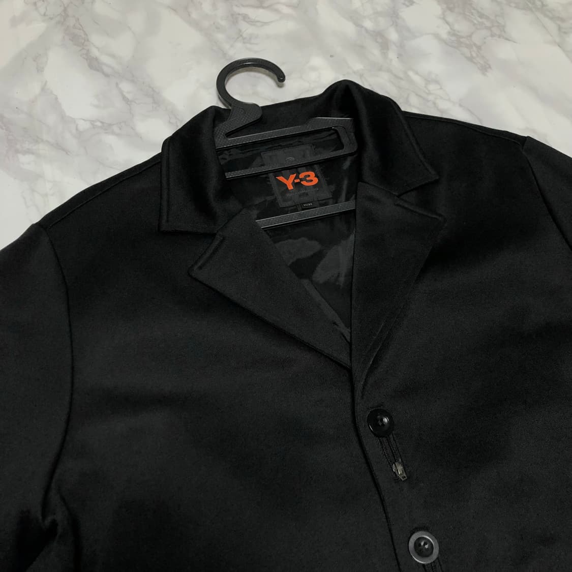 Y-3 블랙 버튼 자켓 요지야마모토 희귀 Y3 상품이미지3