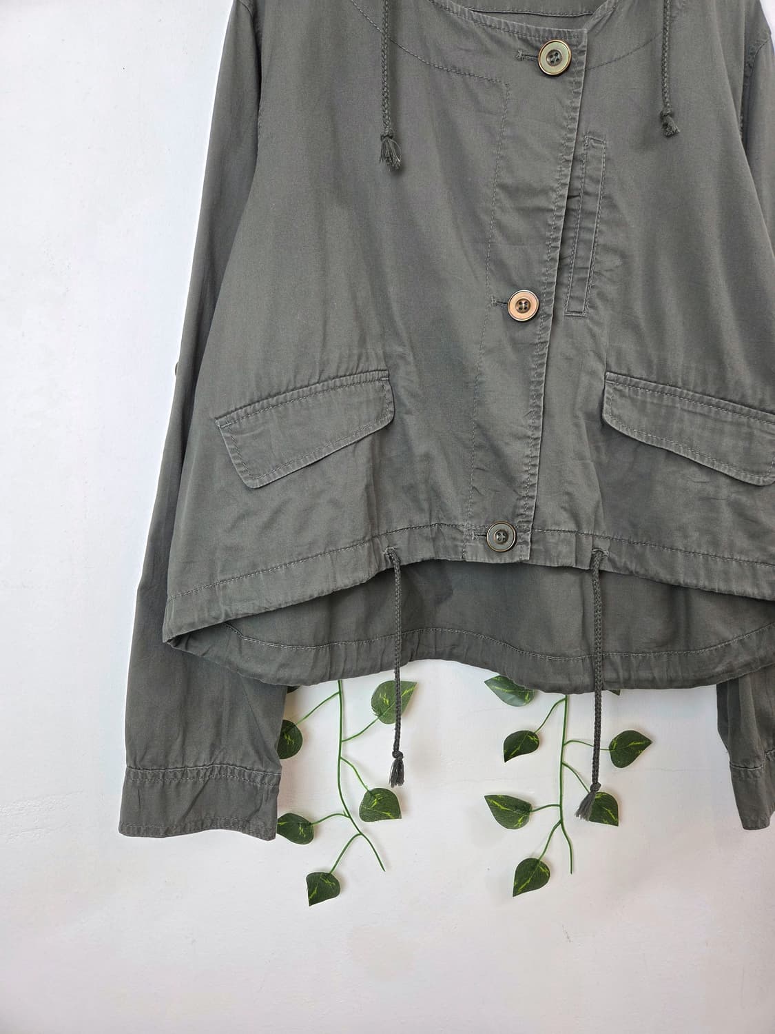 뮤트 크롭 야상 자켓 상품이미지3